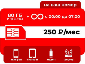 Тариф М-СЕТЬ Безлимит 250