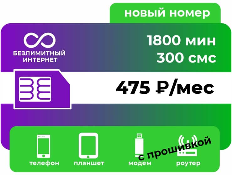 SIM-карта Мегафон Мегафлекс