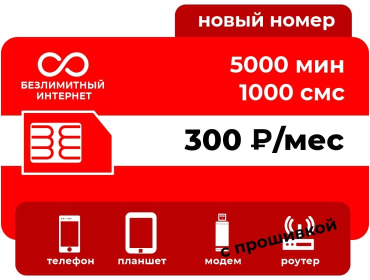 SIM-карта М-СЕТЬ Премиум 300